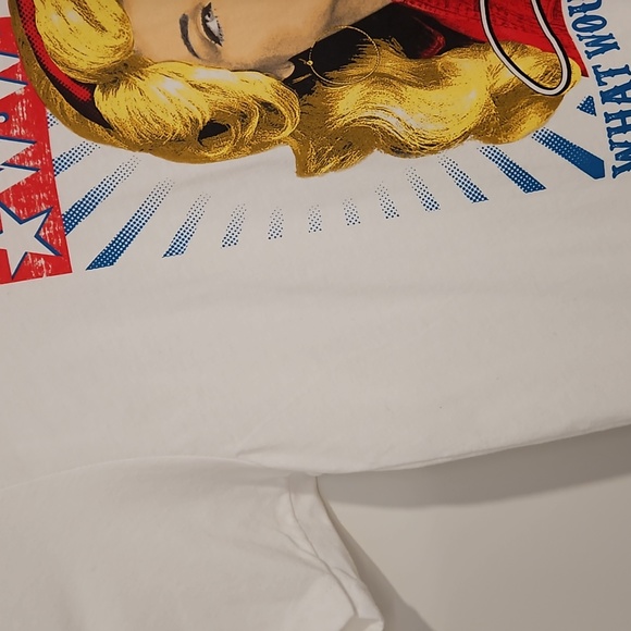 Dolly Parton 'W.W.D.D.' graphic tee XL fan merchandise EUC Dollywood - Picture 4 of 5